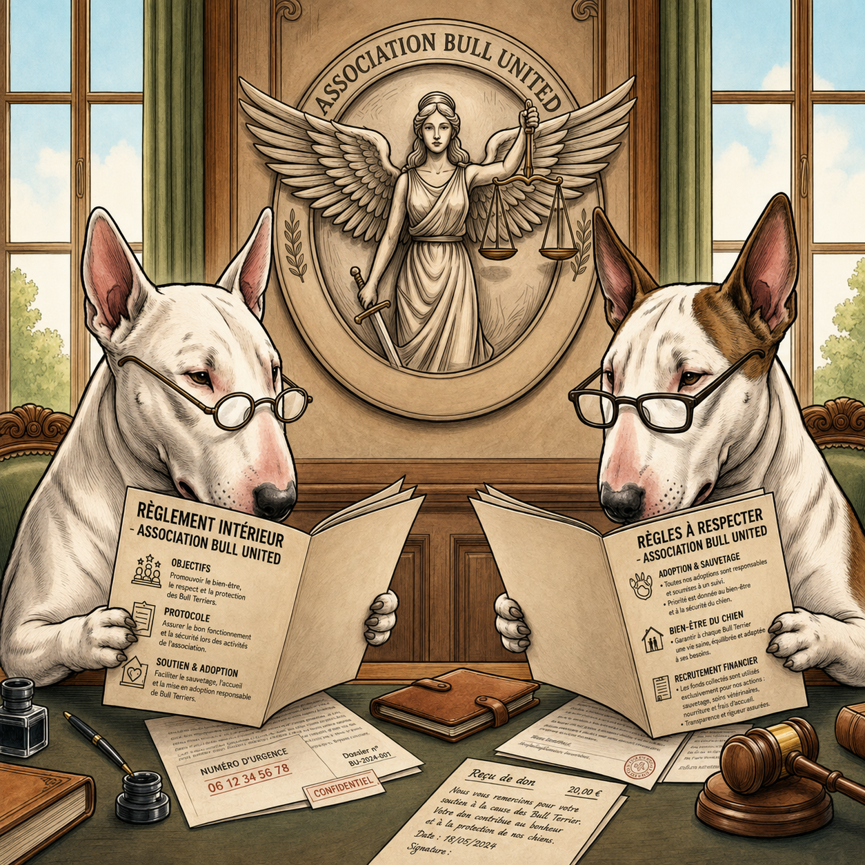 Bull Terrier protégé par Bull United